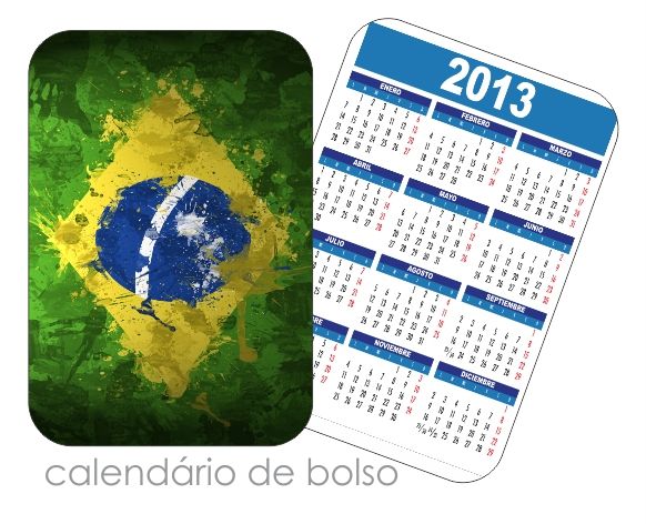 calendário de bolso 6,5 x 9,5 cm - 4/4