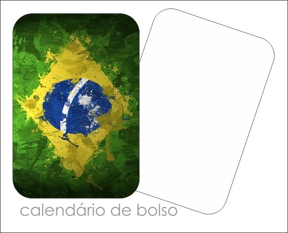 calendário de bolso 6,5 x 9,5 cm - 4/0